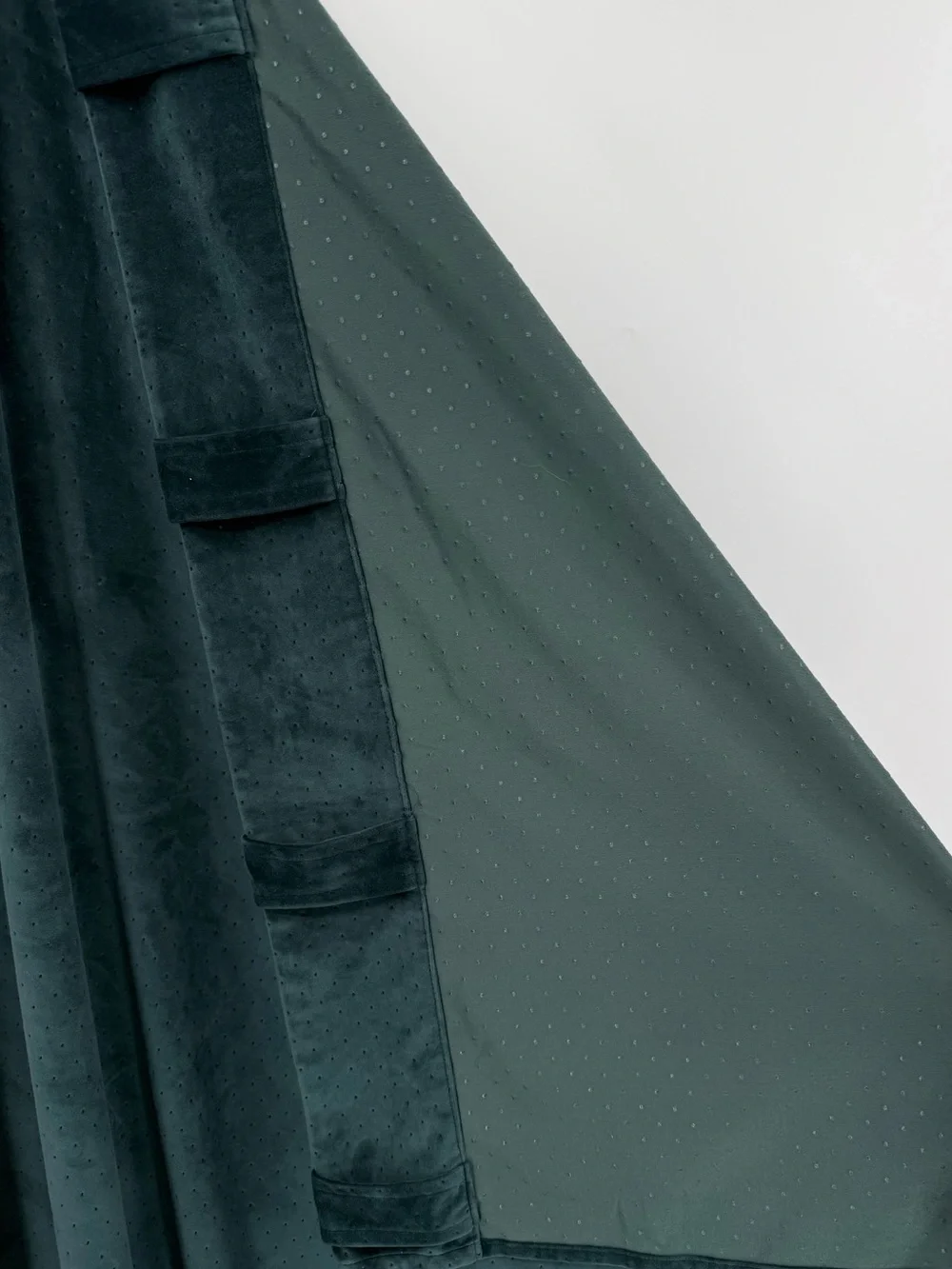 Anthropologie Teal Velvet Drapes